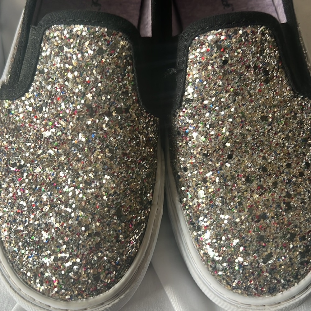 Two pair of sparkle cat & jack sneakers size 3❤️ - Picture 3 of 8